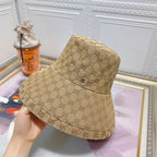 Classic GG Monogram Wide Brim Denim Hat