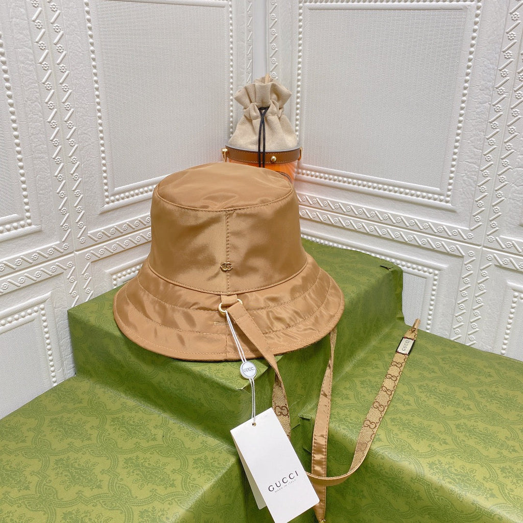 Classic GG Monogram Double-Sided Strap Bucket Hat
