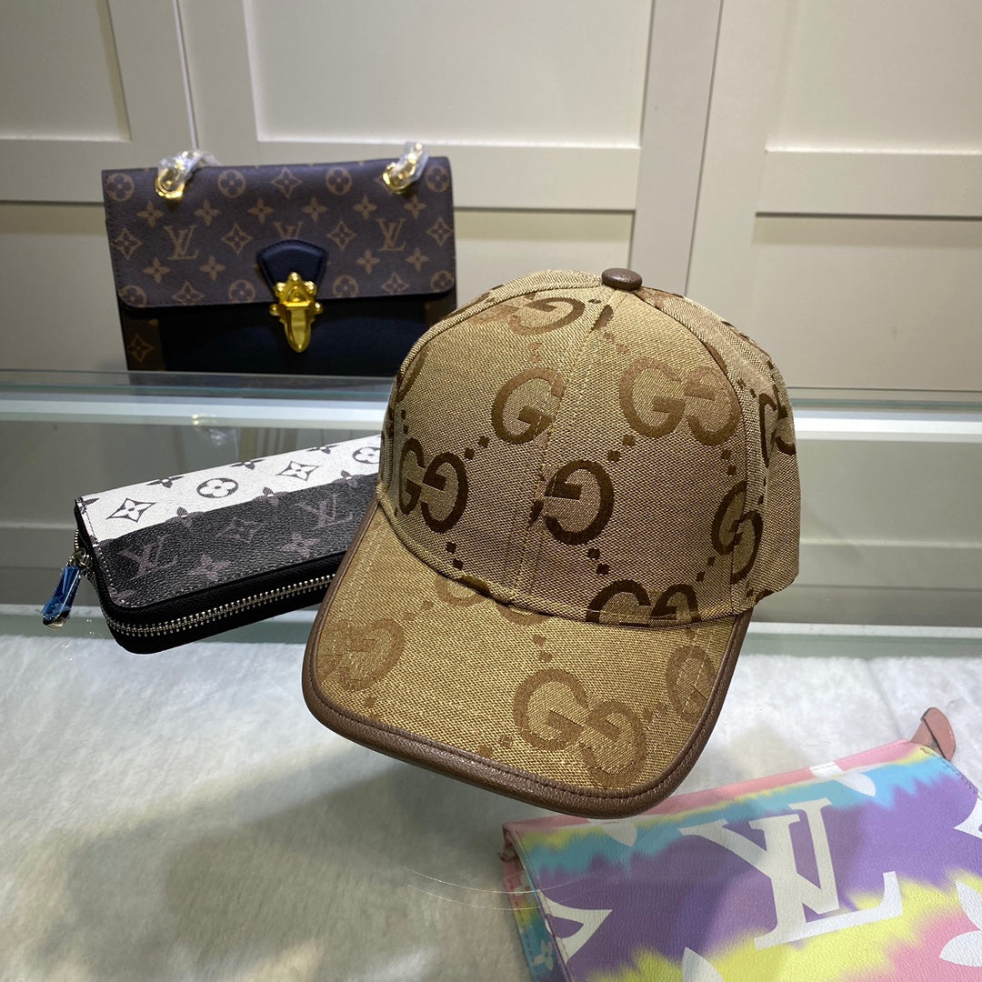 Classic Jumbo GG Canvas Baseball Hat