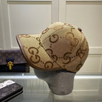 Classic Jumbo GG Canvas Baseball Hat