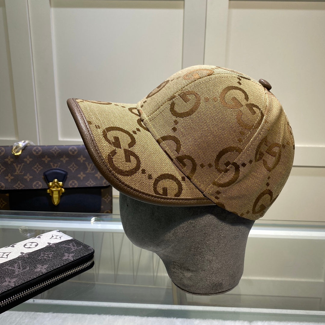 Classic Jumbo GG Canvas Baseball Hat