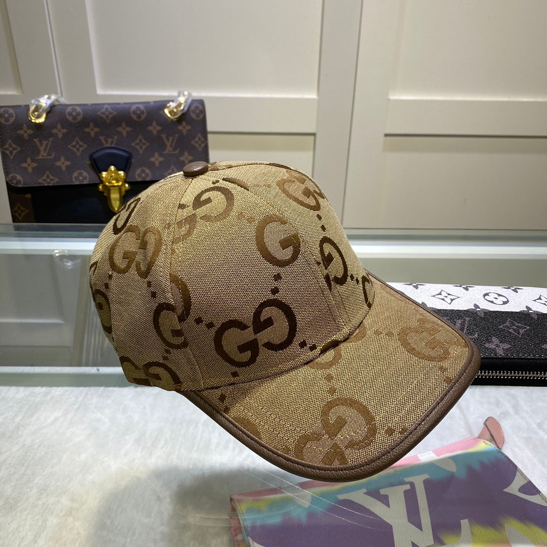 Classic Jumbo GG Canvas Baseball Hat