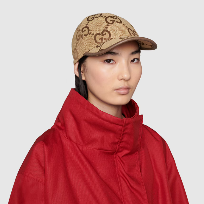 Classic Jumbo GG Canvas Baseball Hat