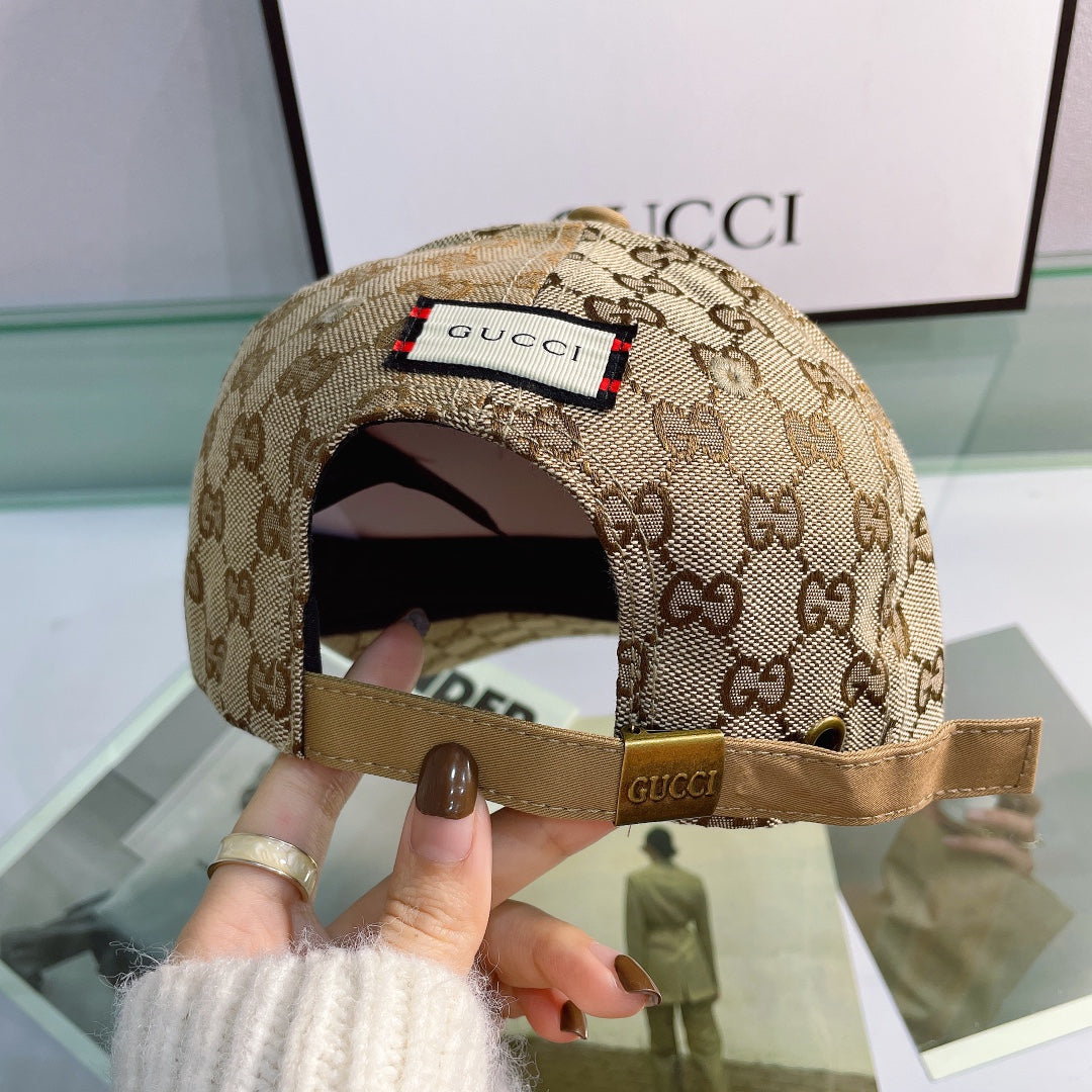 Classic GG Canvas Baseball Cap | Luxury Designer Adjustable Hat