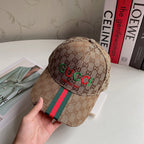 Luxury Classic Embroidered Cotton Baseball Cap