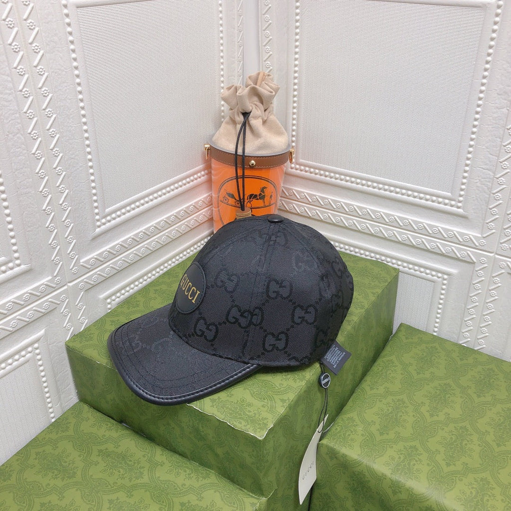 Classic Leather Trim Baseball Cap