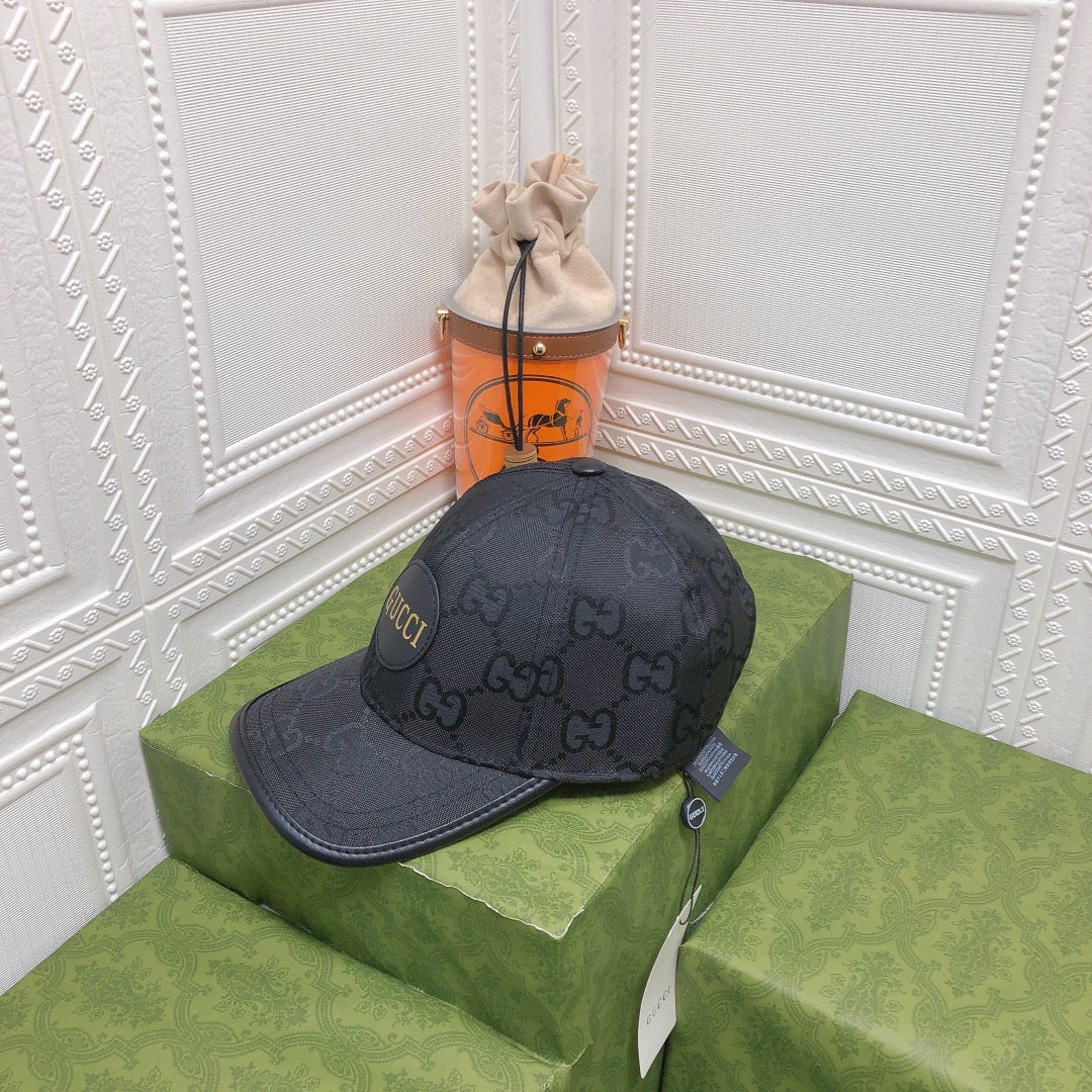 Classic Leather Trim Baseball Cap