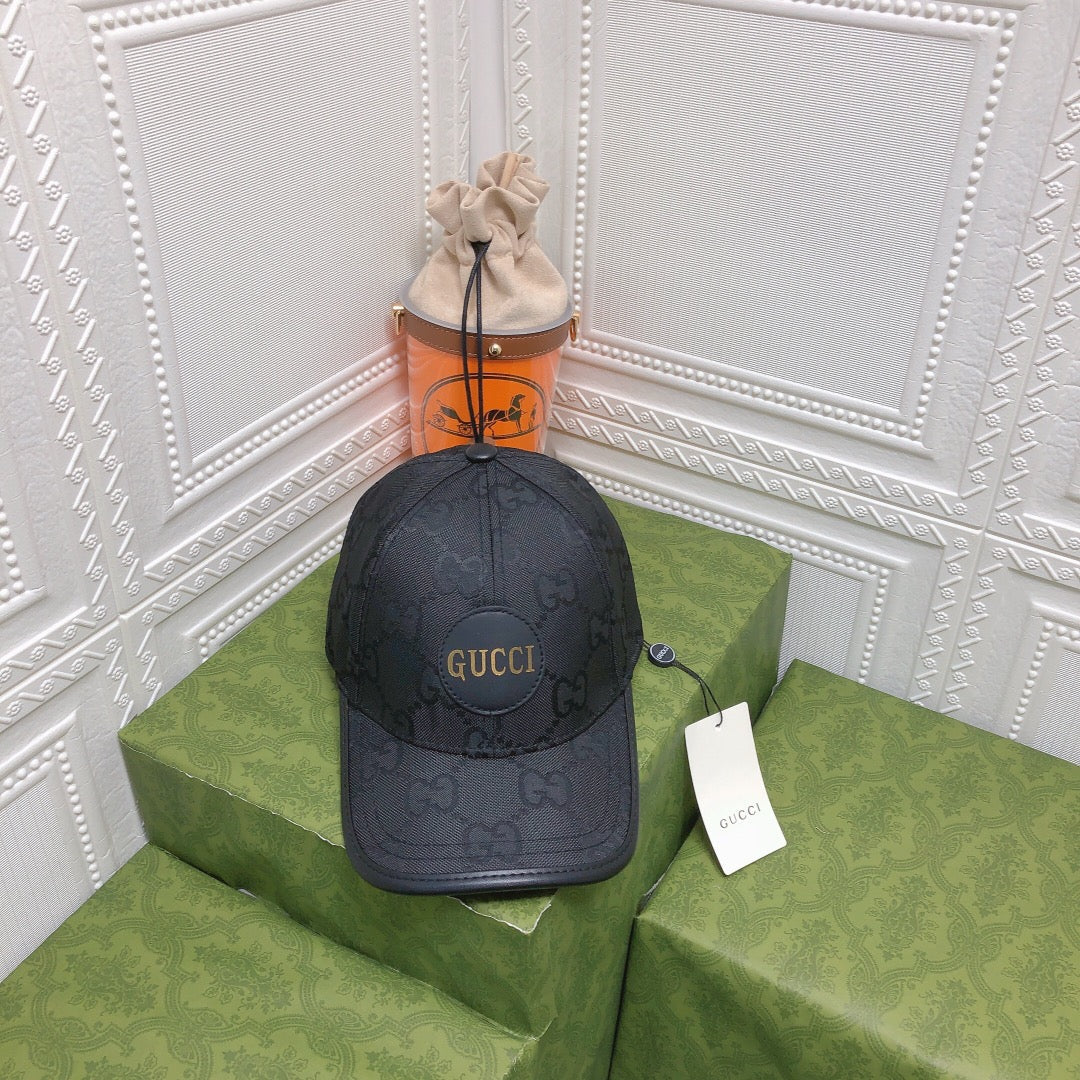 Classic Leather Trim Baseball Cap