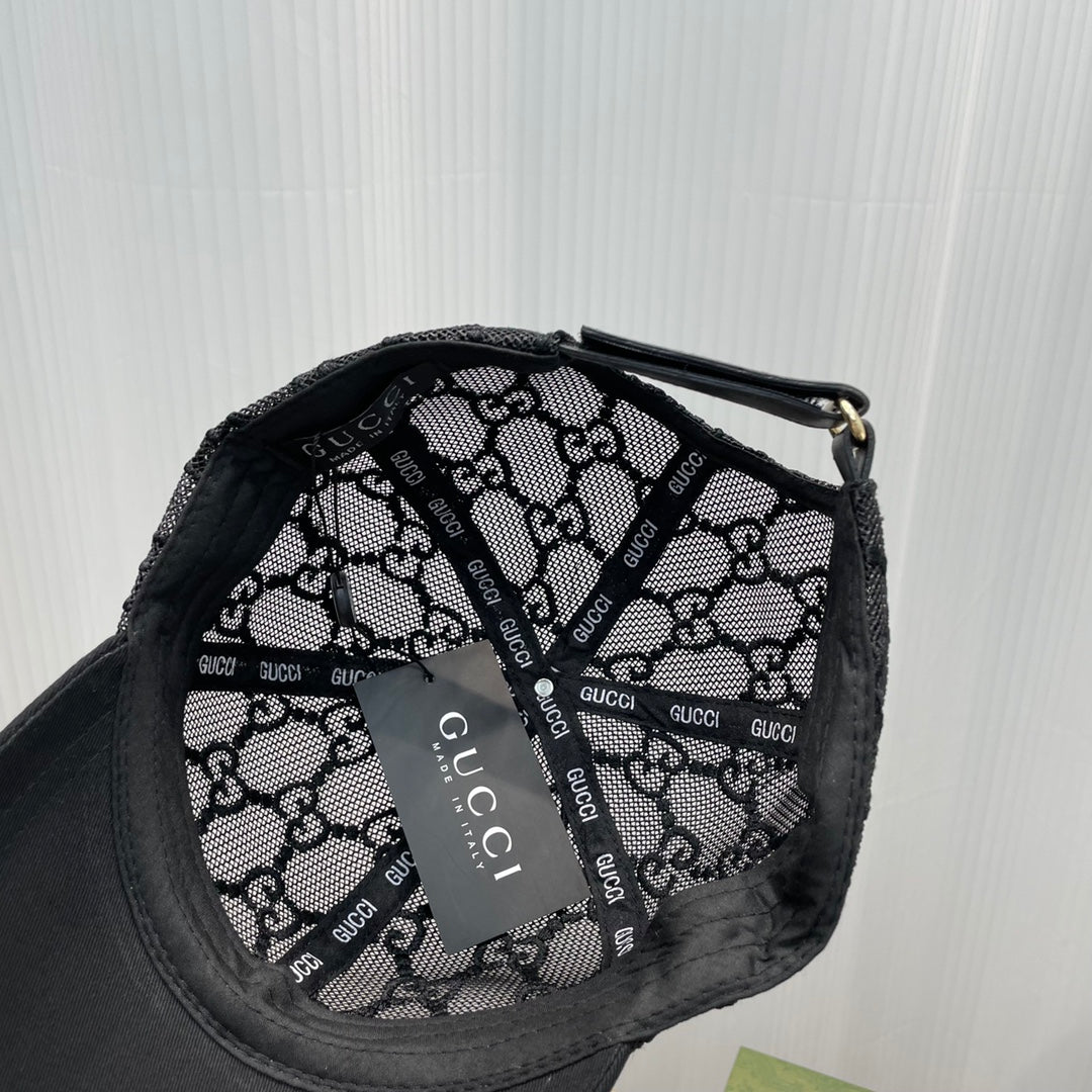 Classic GG Embroidered Lace Baseball Cap