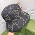 Classic GG Monogram Vintage Canvas Bucket Hat for Men & Women