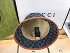 Classic GG Monogram Premium Denim Bucket Hat for Men & Women
