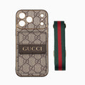Luxury Vintage Pattern iPhone Case | Wallet Card Holder & Crossbody Strap