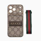 Luxury Vintage Pattern iPhone Case | Wallet Card Holder & Crossbody Strap