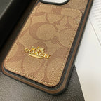 Classic iPhone Case With Card Holder Coffee -KB241416