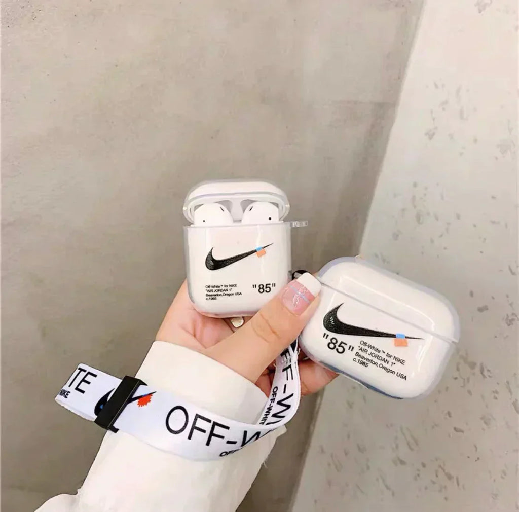 Custodie per AirPods Nike bianco sporco