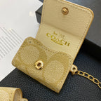 Capas AirPods clássicas de luxo Coffee-YH240425