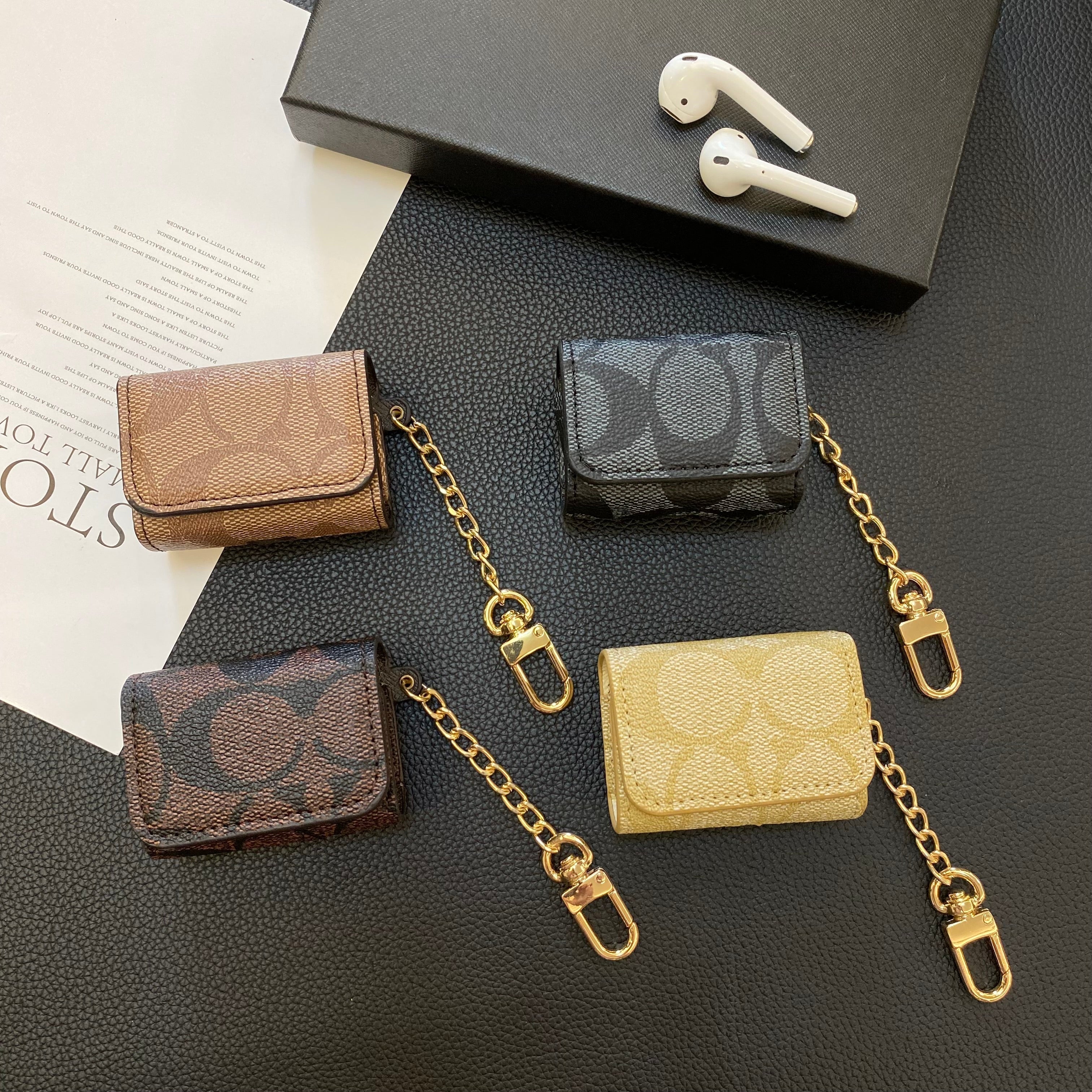 Luxury Classic AirPods 3rd Generation Cases Coffee-YH240425