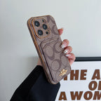 Klassiek iPhone-hoesje met kaarthouder koffie -KB241651