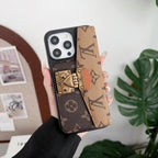 Luxury Card Holder Chain iPhone Case