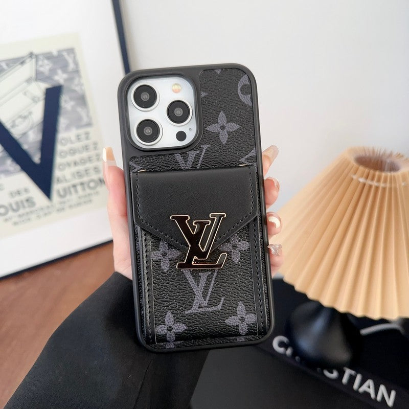 Θήκη για iPhone με τσάντα καρτών πολυτελείας