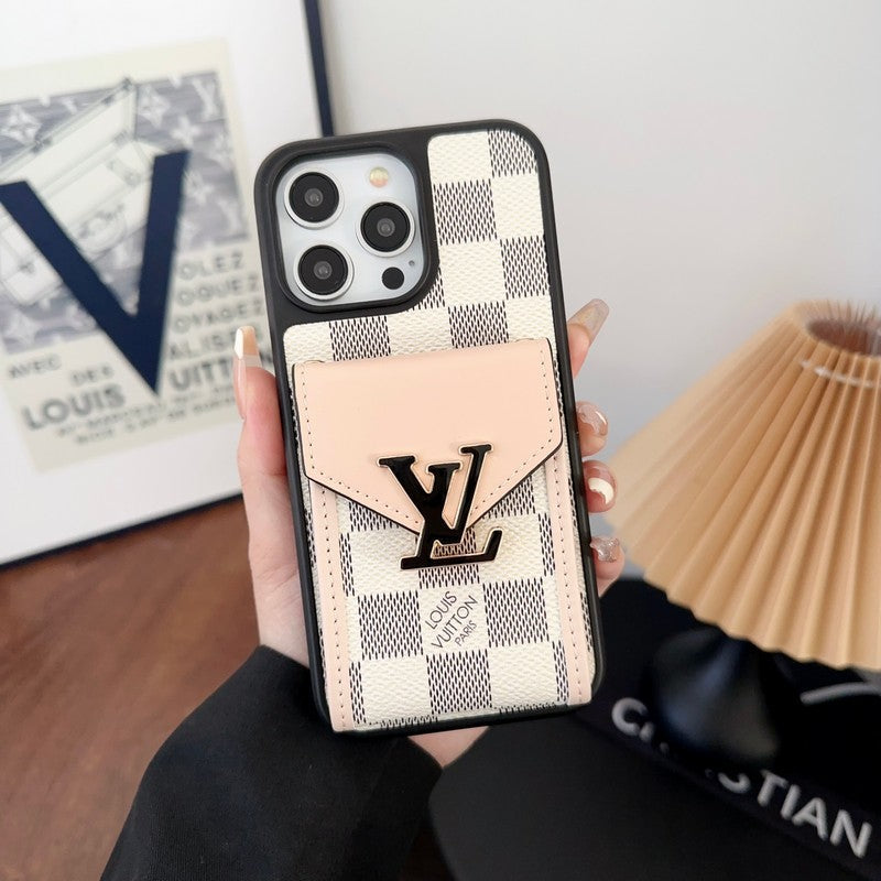 Θήκη για iPhone με τσάντα καρτών πολυτελείας