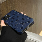Luxuriöse iPhone-Hülle aus farbigem Leder