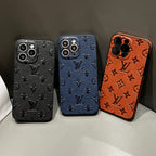 Luxuriöse iPhone-Hülle aus farbigem Leder