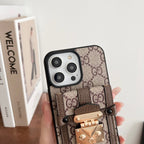 優質卡包鏈條經典 iPhone 手機殼