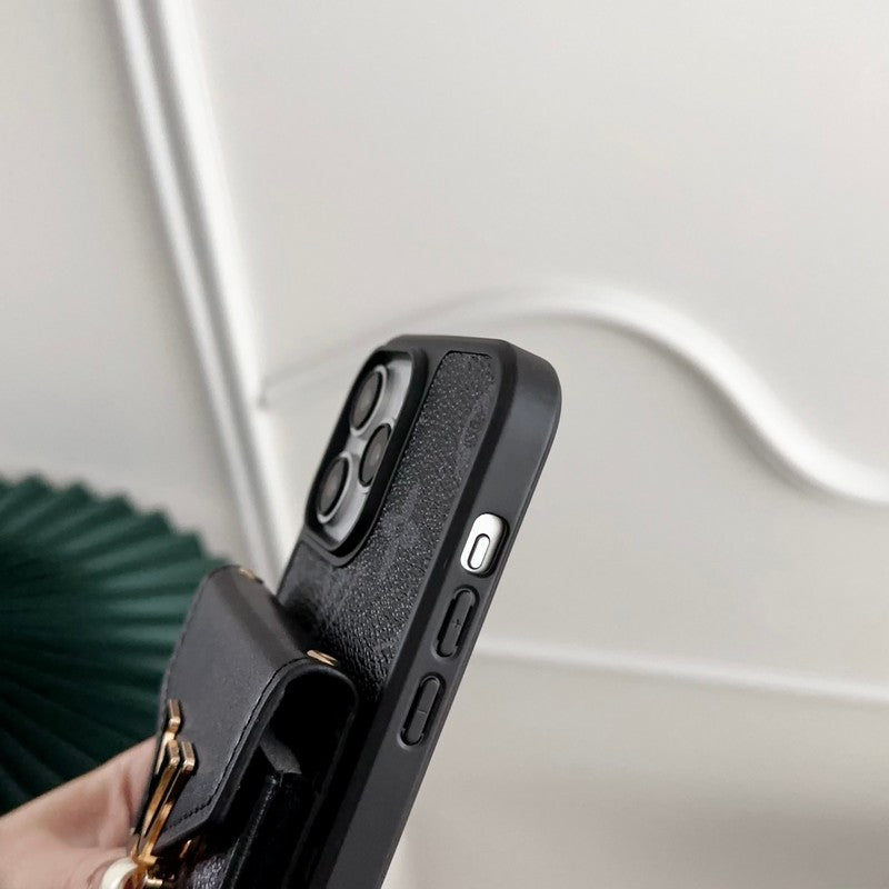 Θήκη για iPhone με τσάντα καρτών πολυτελείας