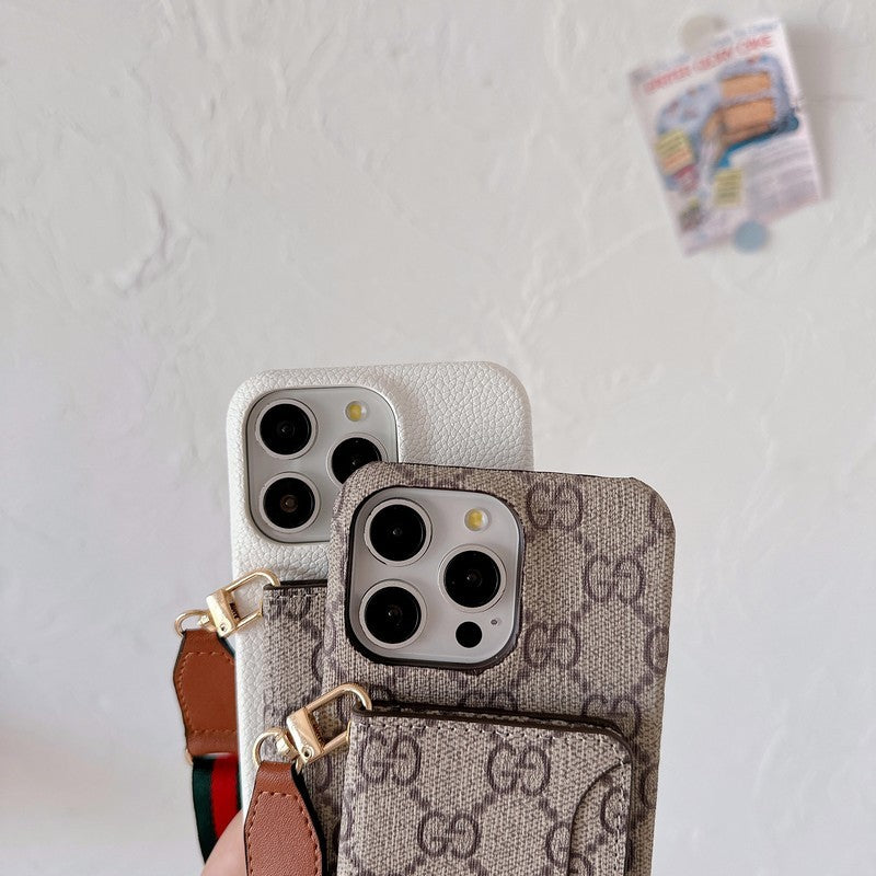 Premium Card Bag Crossbody Classic Case για iPhone