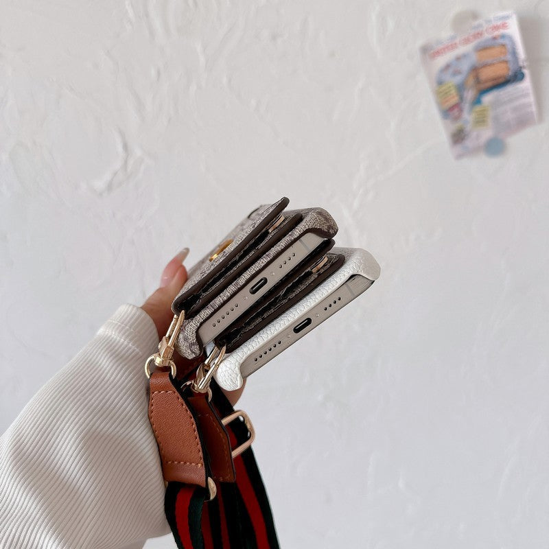 Premium Card Bag Crossbody Classic Case για iPhone