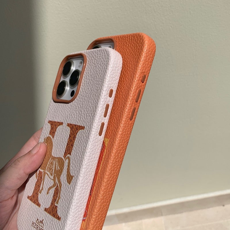 Klassiskt läderfodral för iPhone