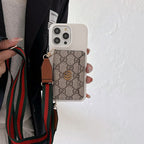Premium Card Bag Crossbody Classic Case για iPhone