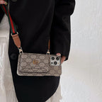 Premium Card Bag Crossbody Classic Case για iPhone