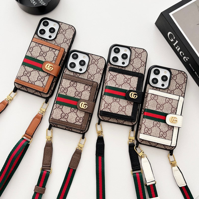 Κλασική θήκη για iPhone με αλυσίδα Premium Card Bag