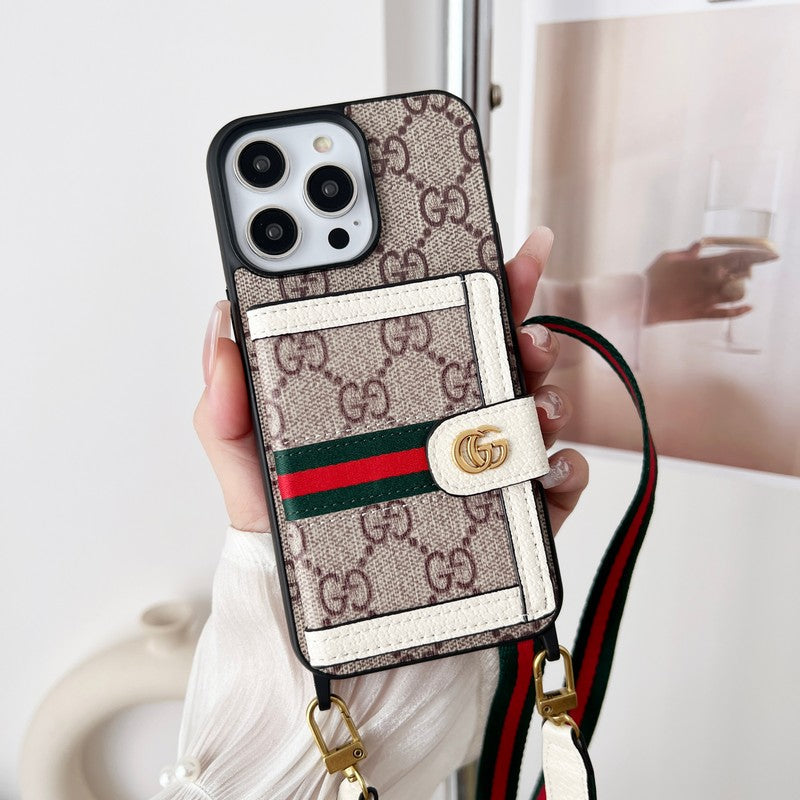 Κλασική θήκη για iPhone με αλυσίδα Premium Card Bag