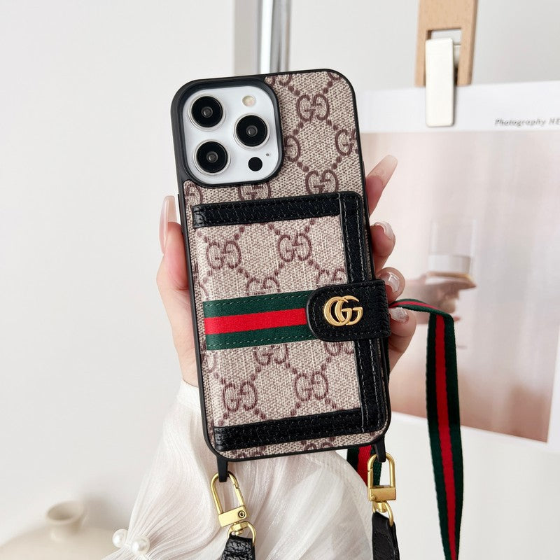 Κλασική θήκη για iPhone με αλυσίδα Premium Card Bag