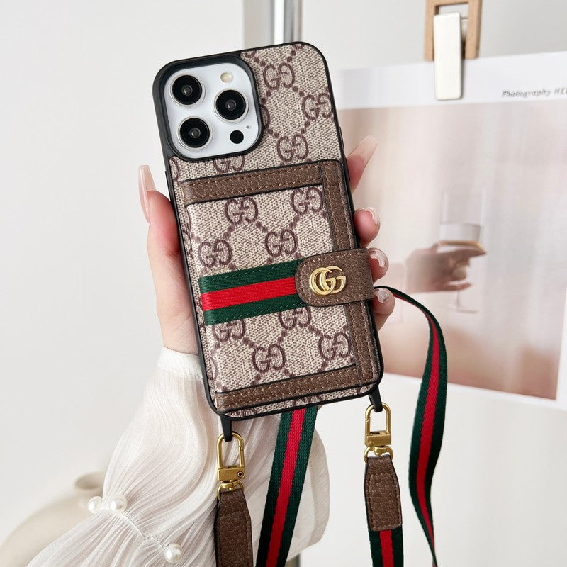 Κλασική θήκη για iPhone με αλυσίδα Premium Card Bag