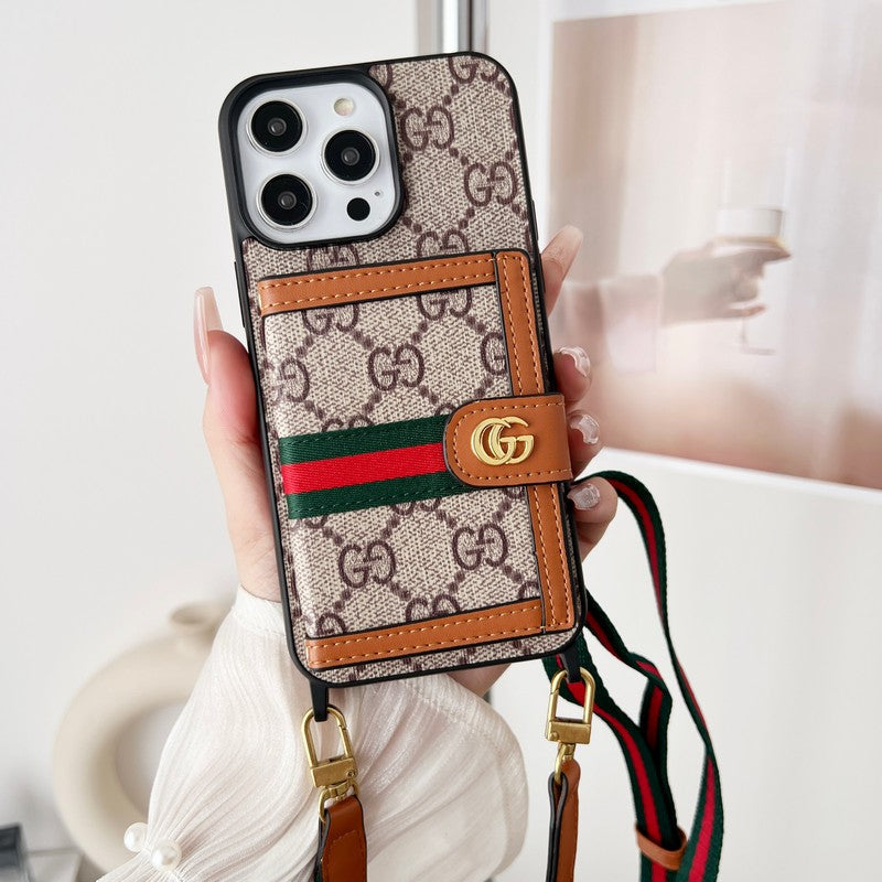 Κλασική θήκη για iPhone με αλυσίδα Premium Card Bag