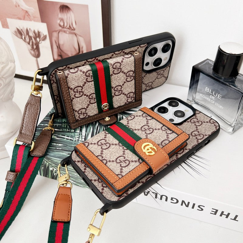 Κλασική θήκη για iPhone με αλυσίδα Premium Card Bag
