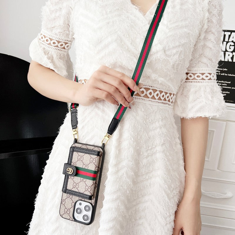 Κλασική θήκη για iPhone με αλυσίδα Premium Card Bag