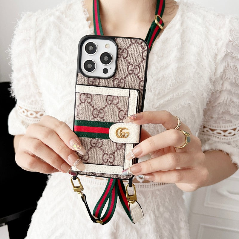 Κλασική θήκη για iPhone με αλυσίδα Premium Card Bag