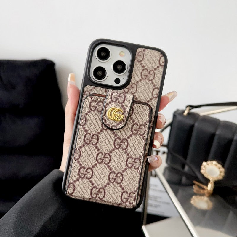 Torba na karty Premium Etui na iPhone'a z łańcuszkiem na ramię