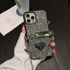 Θήκη iPhone πολυτελείας Diamond Crossbody Chain
