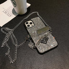 Θήκη iPhone πολυτελείας Diamond Crossbody Chain