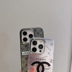 Coque iPhone noire de luxe