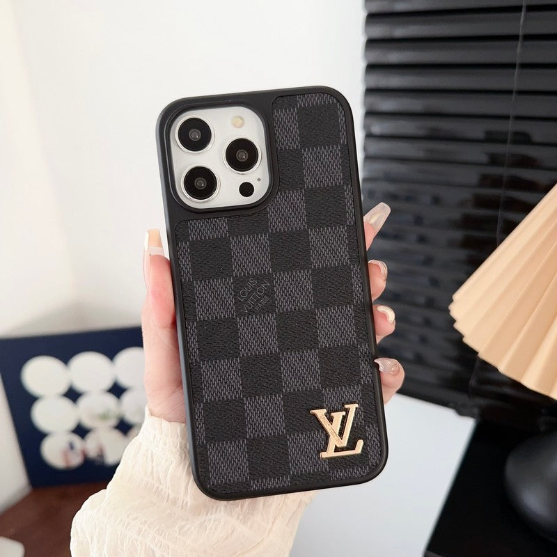 ラグジュアリー ブラック & ホワイト iPhone ケース