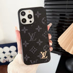 Coque iPhone de luxe noir & blanc