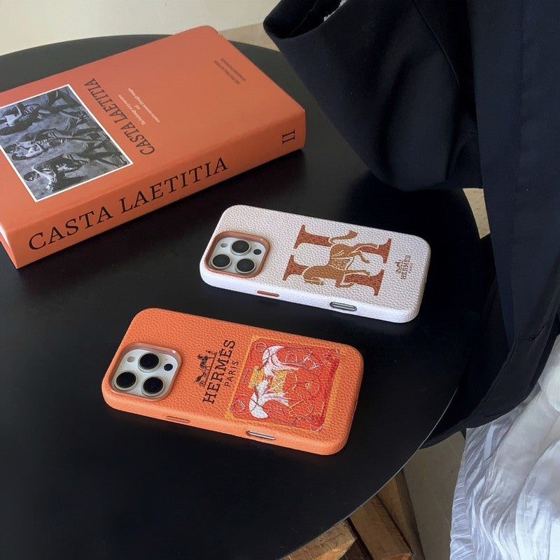 Klassiskt läderfodral för iPhone