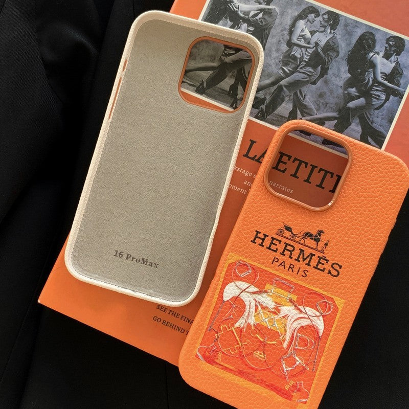 Klassiskt läderfodral för iPhone
